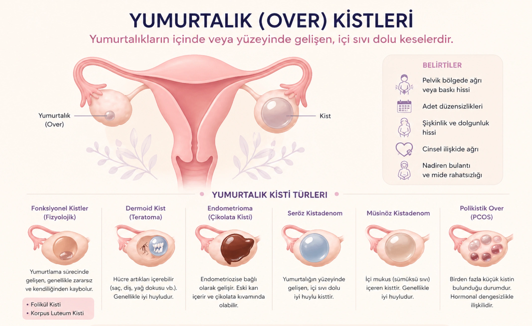 Yumurtalık (Over) Kistleri ve Tedavisi